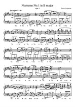 Nocturne No.1 in B major