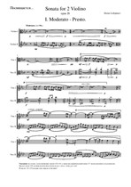 Sonata for 2 Violin in C minor